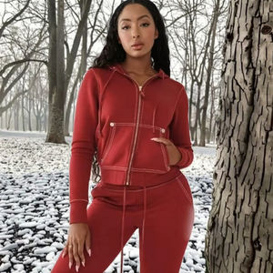 Chaqueta de Invierno para Hombre, con Capucha, Forro Sólido, Cierre de Cremallera, Manga Larga, Gruesa, Tejida, Digital, Ecológica y Cálida - Product Image 3