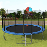 Trampolines de sol économiques personnalisées pour aire de jeux extérieure, lit de saut avec logo OEM