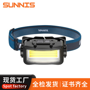 XINSITE ไฟหน้าแบบ LED แบบชาร์จไฟได้ 2000mAh กันน้ำ ปรับความสว่างได้ ไฟวิ่งกลางแจ้ง ไฟตกปลา - Product Image 5