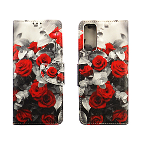 High EndสีแดงRoseผู้ถือกระเป๋าสตางค์หนังกระเป๋าเครดิตสําหรับ<span class=keywords><strong>Iphone</strong></span> <span class=keywords><strong>13</strong></span> <span class=keywords><strong>Iphone</strong></span> <span class=keywords><strong>12</strong></span> A03S Samsungโทรศัพท์กรณี - Product Image 1