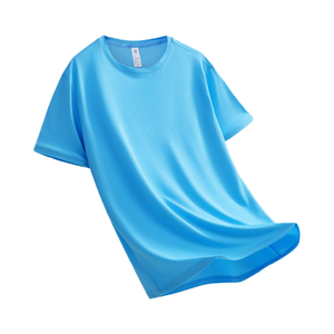 Camisetas Deportivas para Hombre, 180g, 100% Poliéster, Tejido de Punto, Secado Rápido, Transpirable, con Etiqueta de Logotipo Personalizado - Product Image 1