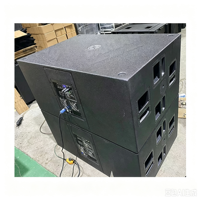 Subwoofer actif 9006AS 2x18 pouces 1600W, haut-parleur de basses, système audio DJ, double subwoofer 18 pouces