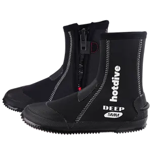 5Mm Neopreen Schoenen Zwemmen Surfen Rubber Laarzen 5Mm Wetsuit Laarzen Duikschoenen