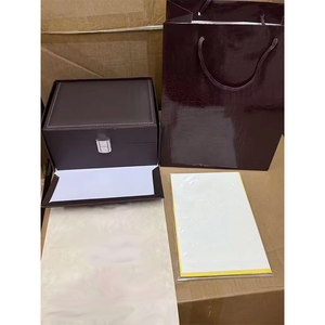 Caja de Madera para Reloj con Acabado Piano de Alto Brillo, Juego Completo con Bolsa de Regalo Roja, Caja de Almacenamiento de Lujo para Relojes de Pulsera, Logotipo Personalizado - Product Image 2