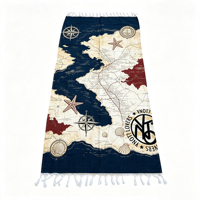 Wholesale Custom Personalized High-quality 100% Cotton Quick-Dry Eco-Friendly Sand Free Turkish Luxury Beach Towel