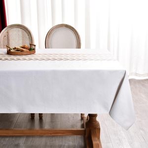 Custom Printed PVC Europe Style <b>Square</b> Table Cover Waterproof Floral Pattern Eco-Friendly for Home & Event Use Nonwoven Technics - Product Image 5