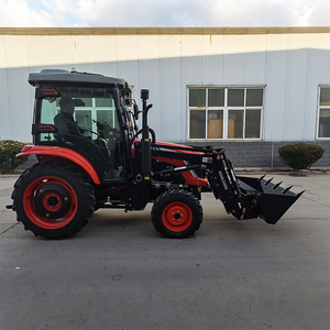Tractor Pequeño 4x4 Compatible con EPA, con Retroexcavadora Delantera, Motor de 50HP, Transmisión Multifuncional 8F+2R, para Cuidado de Césped y Granjas - Product Image 5