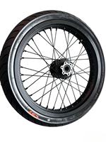 Kit de roues Supermoto Light Bee X LBX 17 pouces en aluminium CNC argenté 1.60x17 2.15x17 pour moto électrique Surron Segway X260