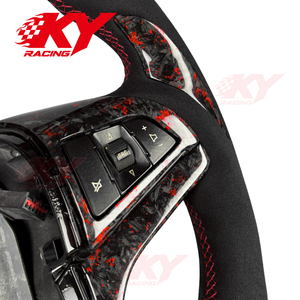 Volante personalizado de fibra de carbono forjado con LED RPM para Chevrolet Camaro Cruze RS LTZ ECO Volt MPV5 Sonic RS 2011-2015 - Product Image 3