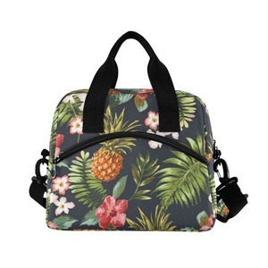 Wholesale Custom Tropical Flower 15L Polyester Insulated Multifunctional Cooler Bag Personalized Design Lunch Bags for Adult - Product Image 2