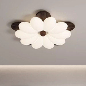 2025 cổ điển phong cách óc chó hạt gỗ hoa Trần Đèn thiết kế hiện đại Trung Quốc cho phòng khách phòng ngủ chính Trung Sơn chiếu sáng - Product Image 1