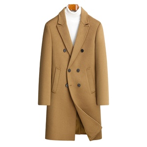 Nouveau <span class=keywords><strong>Manteau</strong></span> en Laine Tweed Double Face Mi-long Haut de Gamme Croisé pour <span class=keywords><strong>Homme</strong></span> LbJoychuang Automne-<span class=keywords><strong>Hiver</strong></span> 2026 - Product Image 6