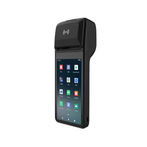 Supports Bar Code And Qr Code Scanner 4g Android Handheld Pda Device With Built In Thermal Printer