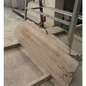 HZX Moderner Travertin tisch mit unregelmäßiger Kante Polierte Granitplatte für Bekleidungs geschäft Hotel boden 1 Jahr Garantie - Product Image 5