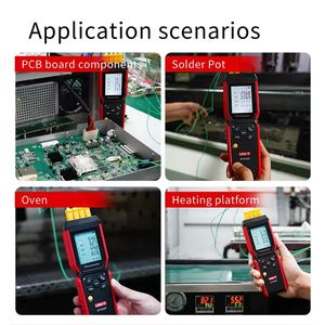 UT325F Digital Thermometer 4 Channel <b>Temperature</b> <b>Data</b> <b>Logger</b> K J T E R S N Type Thermocouple Tester for <b>Data</b> - Product Image 5