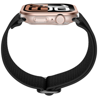 Étui de protection pour montre intelligente 2 en 1 ultra-fin avec écran de 10 pouces, protection intégrale en PVC respirant, boucle à ardillon, 42 mm, 46 mm, iWatch, 4 couleurs