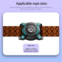 IP68 Protection Complète Étanche Dur TPU Couverture Porte-clés Collier Titulaire Airtag Cas pour Grands Chats Chiens