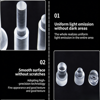 Nouvelle Arrivée 2026 : Colonne de signalisation optique transparente de qualité supérieure pour lampes électroniques et guides lumineux