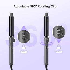 Rizador de Pelo Giratorio Inteligente, Plancha de Salón Multifunción Personalizable con Control de Temperatura y Pantalla LED - Product Image 1