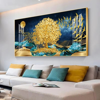 Peinture Murale Abstraite en Porcelaine de Cristal de Haute Qualité, Décoration Moderne pour Entrée et Salon, Luxe à Prix Bas, Vente en Gros