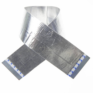 Câbles plats flexibles blindés personnalisables 0,5 mm 1,0 mm pas 30P 60 broches Câble FFC avec blindage en aluminium pour <span class=keywords><strong>GTX</strong></span> 422 - Product Image 5