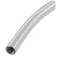 Conducto de filtro de aire de escape, tubo corrugado de fibra de vidrio recubierto de papel de aluminio reflectante térmico