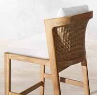 Meubles de bar en teck Table basse au design moderne Ensemble de bar haut mobilier d'extérieur