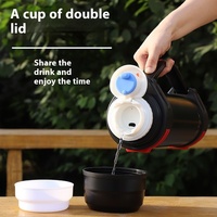 Grande capacité 304 acier inoxydable isolé bouilloire hommes en plein air voyage Thermos bouteille vide flacons tasses pour le sport