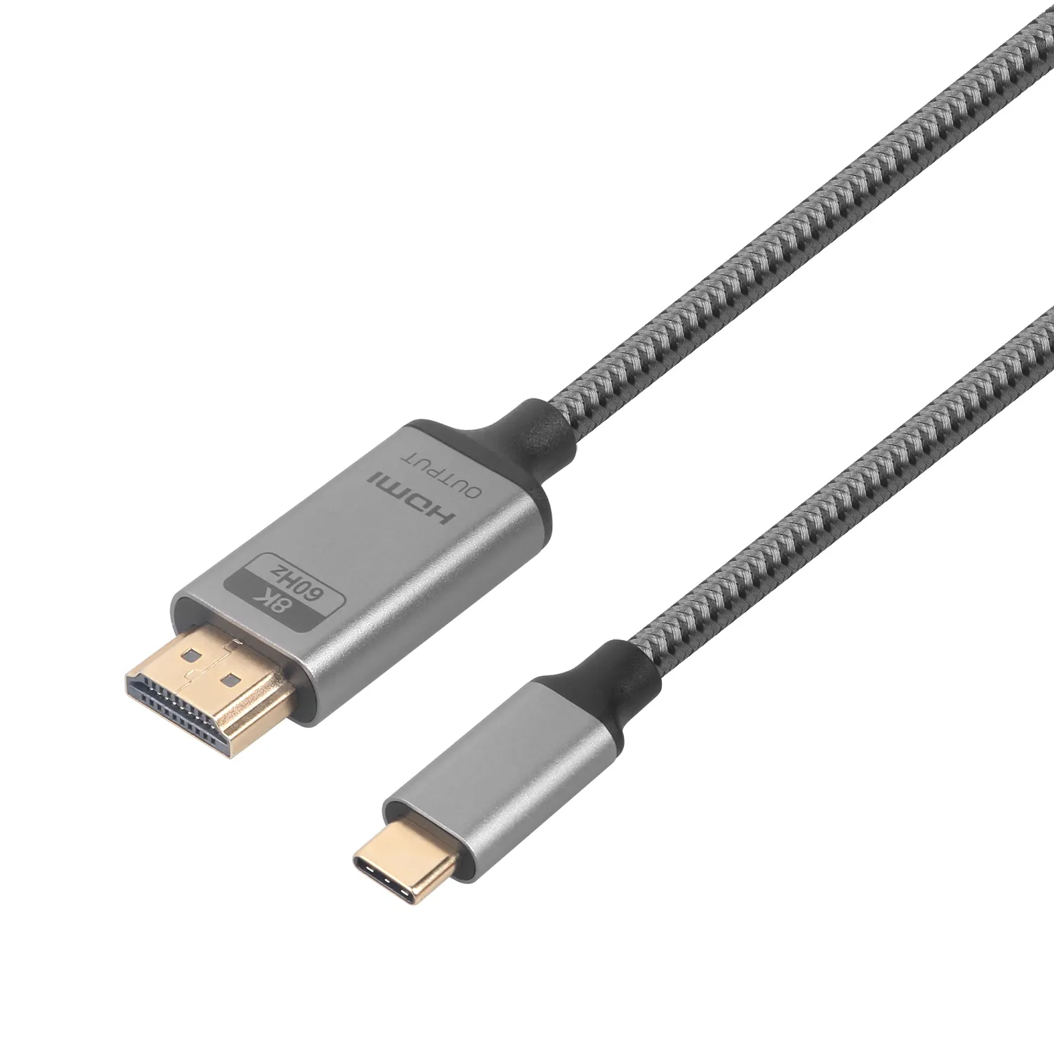 Harga Murah Kustom Panjang Tersedia USB-C Ke HDMI Adapter Kabel HDMI AM Ke Tipe CM 8K Kabel