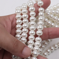 Vente en gros 8x10mm rondelle plein trou perles en vrac pour la fabrication de bijoux lot perles pour bracelets et colliers