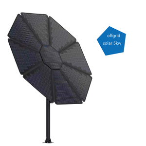 Hot Selling House Sun Flower <strong>PV</strong> <strong>Monocrystalline</strong> 5000 Watts Bifacial Solar <strong>Panel</strong> Solar Energy System with Battery - Product Image 1