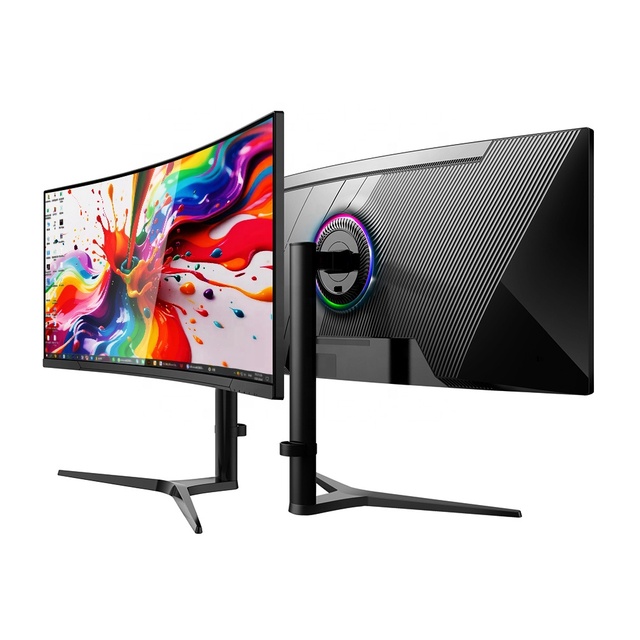 21 24 27 32 34 Inch 4K Computer Monitor with 144hz 165hz LED LCD Curved Screen TFT Panel Wide Resolution 1k for Gaming