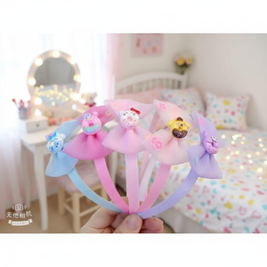 Vendita calda di tendenza stile coreano fasce per capelli alla moda per ragazze accessori in plastica di cristallo di strass all'ingrosso - Product Image 3