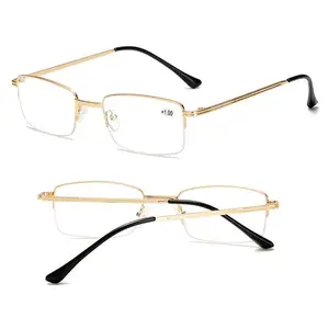 DLR001 Dl Anti-Blauw Licht Blokkeren Eyewear Promotionele Vierkante Leesbril Groothandel Klaar Voorraad Voor Vrouwen Mannen