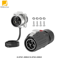 Connecteur d'alimentation circulaire industriel étanche IP68 600V 120A pour énergie renouvelable E-Weichat LP32 extérieur 2/3/4/5 pôles