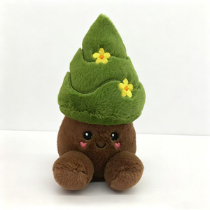 Juguete de peluche de árbol personalizable, Peluche de planta, Peluche con temática de naturaleza, Peluche de árbol verde, Lindo peluche de árbol - Product Image 2