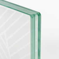 Verre trempé sérigraphié avec certification CE, verre de sécurité décoratif personnalisé pour balustrade