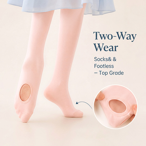 Collants de danse souples 60D convertibles pour filles et femmes, idéaux pour la pratique du ballet et de la gymnastique - Product Image 4
