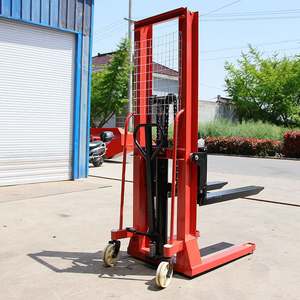 Nuevo almacén de pasillo estrecho, mini carretilla elevadora hidráulica manual del apilador del hotel 200kg para la venta - Product Image 6