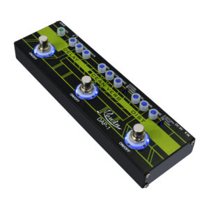 Pedal Multiefectos para Guitarra Rowin DAP con Delay, Reverb y Distorsión para Guitarra Eléctrica y Bajo, 3 en 1 Efectos Roto Engine Ocean Verb - Product Image 3