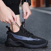 Chaussures pour hommes mode coréenne sport loisirs course mode chaussures en tissu chaussures pour hommes baskets pour hommes