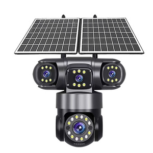 Caméras de sécurité solaires PIX-LINK 4G PTZ avec panneau solaire 16W, alimentation solaire extérieure, WiFi, caméra à 4 objectifs AOV <span class=keywords><strong>sans</strong></span> <span class=keywords><strong>fil</strong></span> avec batterie 16000mAh - Product Image 2