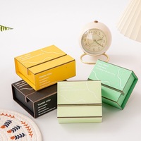 Boîte cadeau de luxe en carton dur de Noël Boîte en papier de style tiroir Cadeau de vacances festif Emballage en carton
