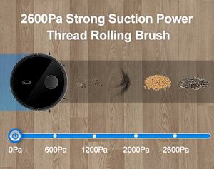 Vente en gros, aspirateur robot intelligent à forte puissance d'aspiration, appareil sec et humide pour garage domestique, batterie de balayage et de nettoyage - Product Image 4