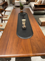 Meubles sur mesure fabriqués à l'usine de Foshan |   Nouvelle table à thé en noyer noir américain de style chinois, bureau de réception