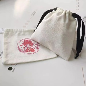 Sac cadeau en coton personnalisé, sac à chaussures et vêtements, sac en toile de coton anti-poussière avec cordon de serrage et impression de logo personnalisé - Product Image 5