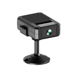 กล้องเครือข่ายพร้อมระบบมองเห็นกลางคืน Wi-Fi กล้องรักษาความปลอดภัยภายในบ้านสำหรับดูแลเด็กและผู้สูงอายุ สีดำ ขนาด 5.3x3.8x1.7 ซม. - Product Image 1