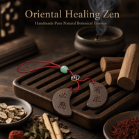 Pendentif d'encens au Borneol fait main, amulette spirituelle naturelle à base de plantes pour la réalisation des vœux, à suspendre au sac ou en voiture, cadeau, OEM, marque privée