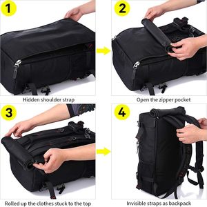 Muestra gratuita: Bolsa deportiva para exteriores de Source Factory con tres compartimentos ajustables para zapatos, ideal para bolsas de lona. - Product Image 4