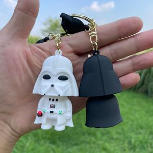 Promozione 3D PVC cartone animato Anime portachiavi creativo zaino scuola ciondolo studenti stella nero cavaliere portachiavi - Product Image 2